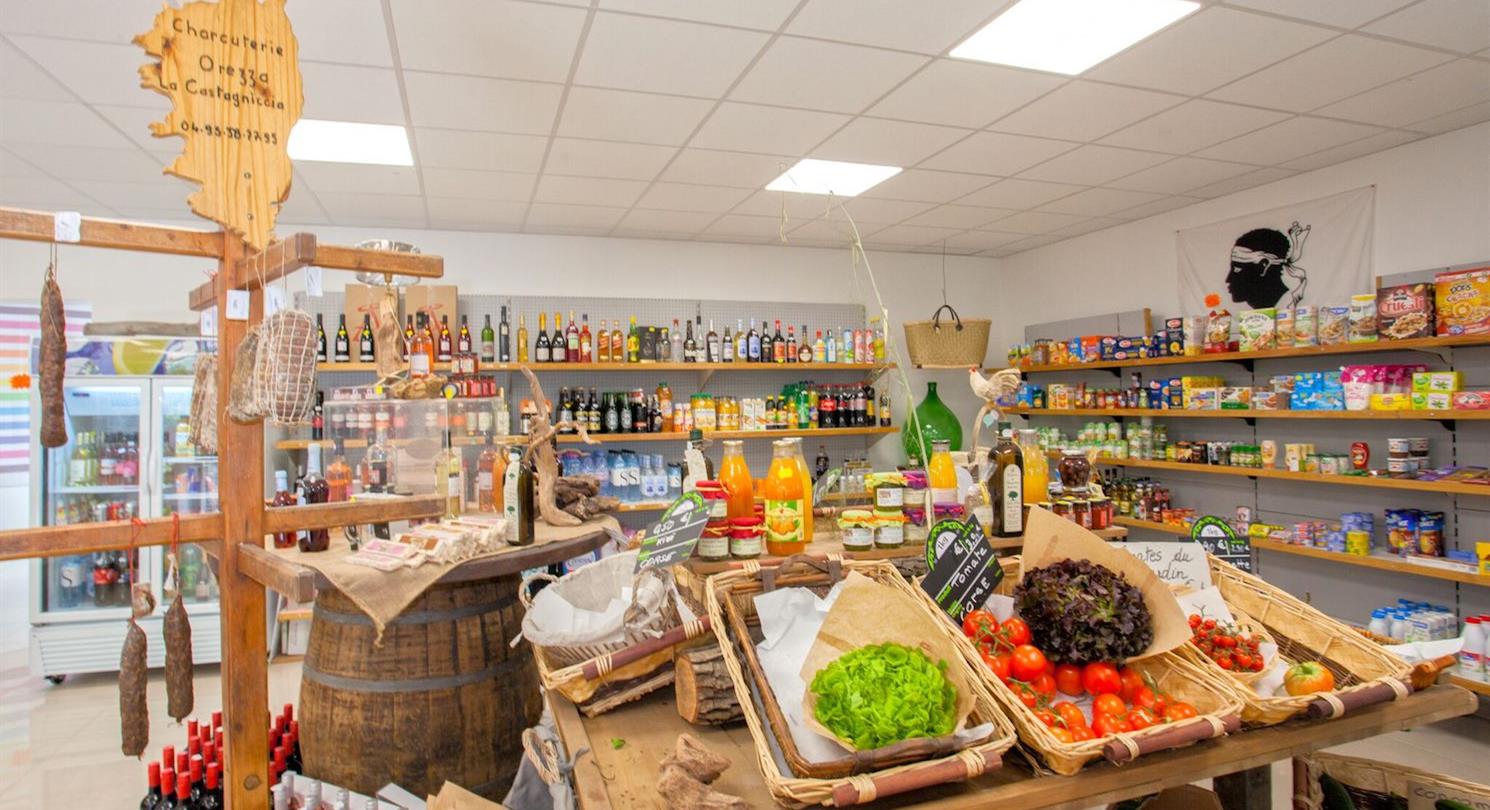 Local Corsican products  - Bagheera 4-star naturist campsite