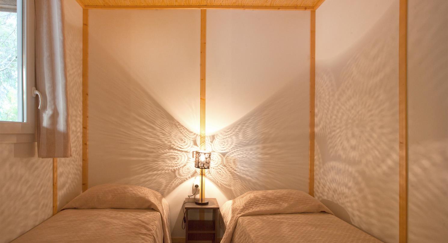  naturist campsite Corsica by the sea - Comfort chalet rental