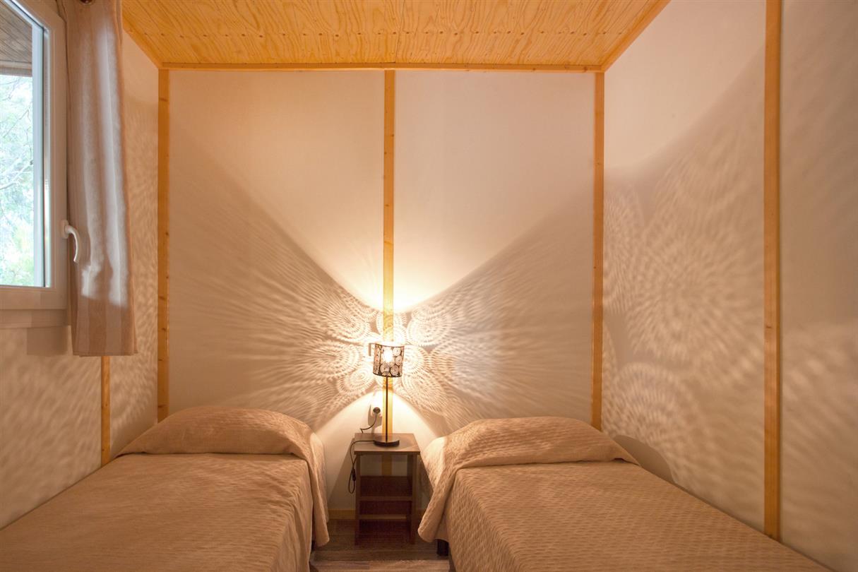  naturist campsite Corsica by the sea - Comfort chalet rental