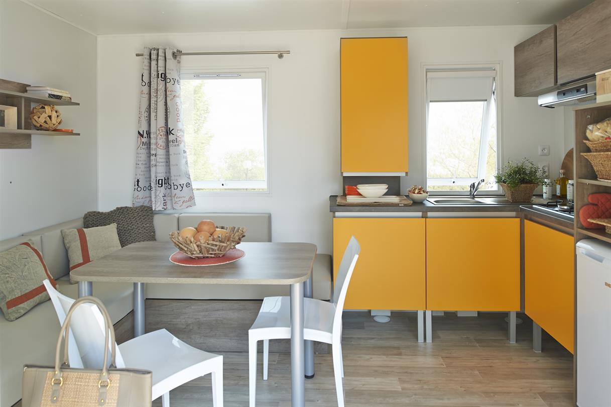 Mobile home rental Corsica - 2 bedrooms 2 bathrooms - Naturist campsite Corsica - Bagheera