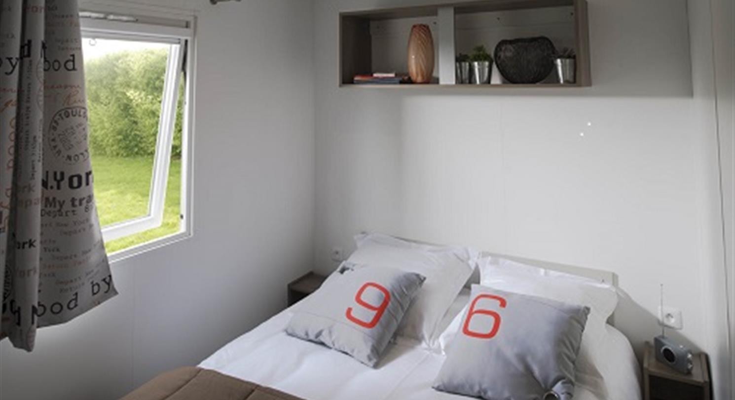Mobile home rental at the  naturist campsite Corsica 4 stars - Domaine de Bagheera