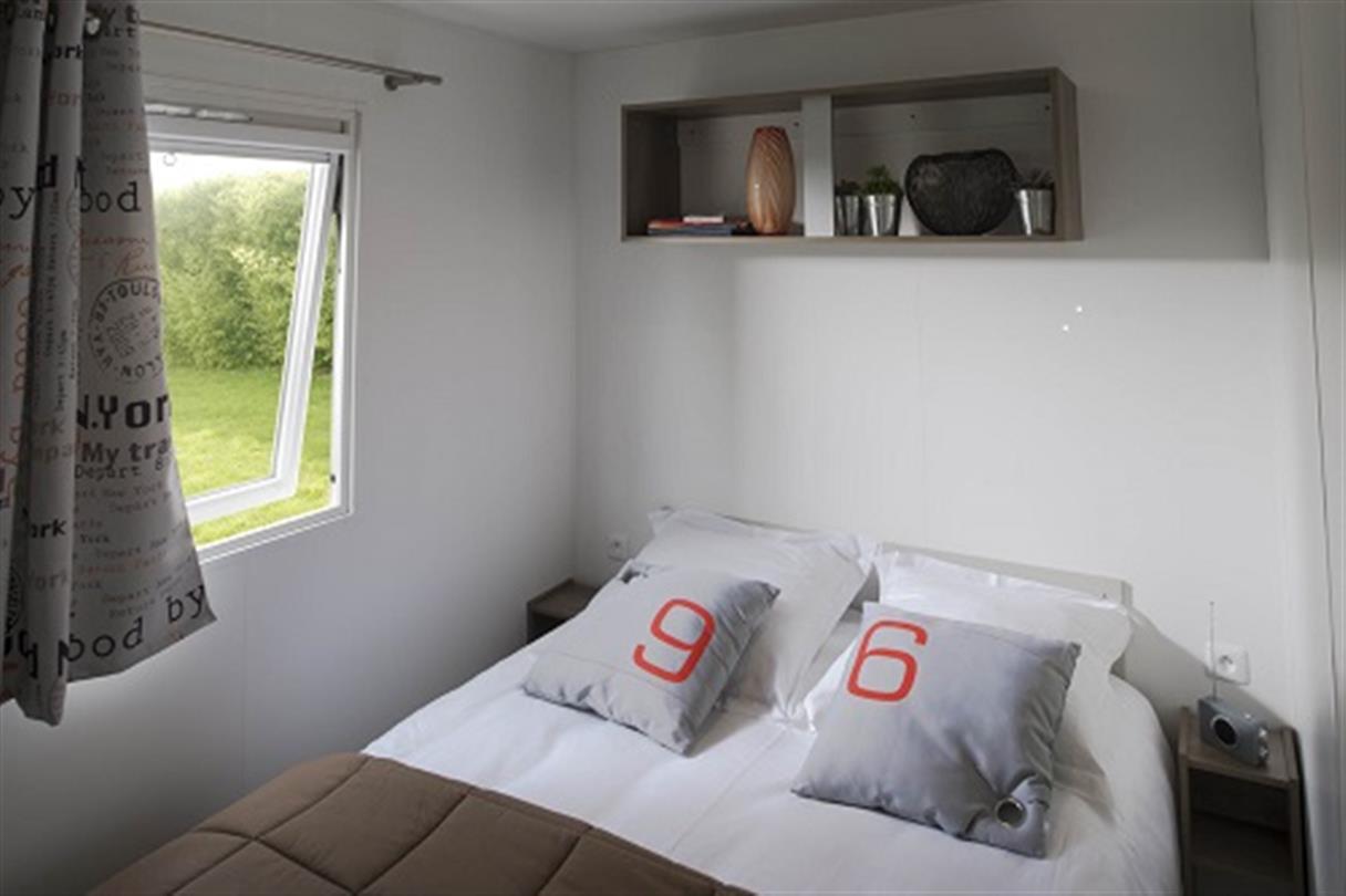 Mobile home rental at the  naturist campsite Corsica 4 stars - Domaine de Bagheera