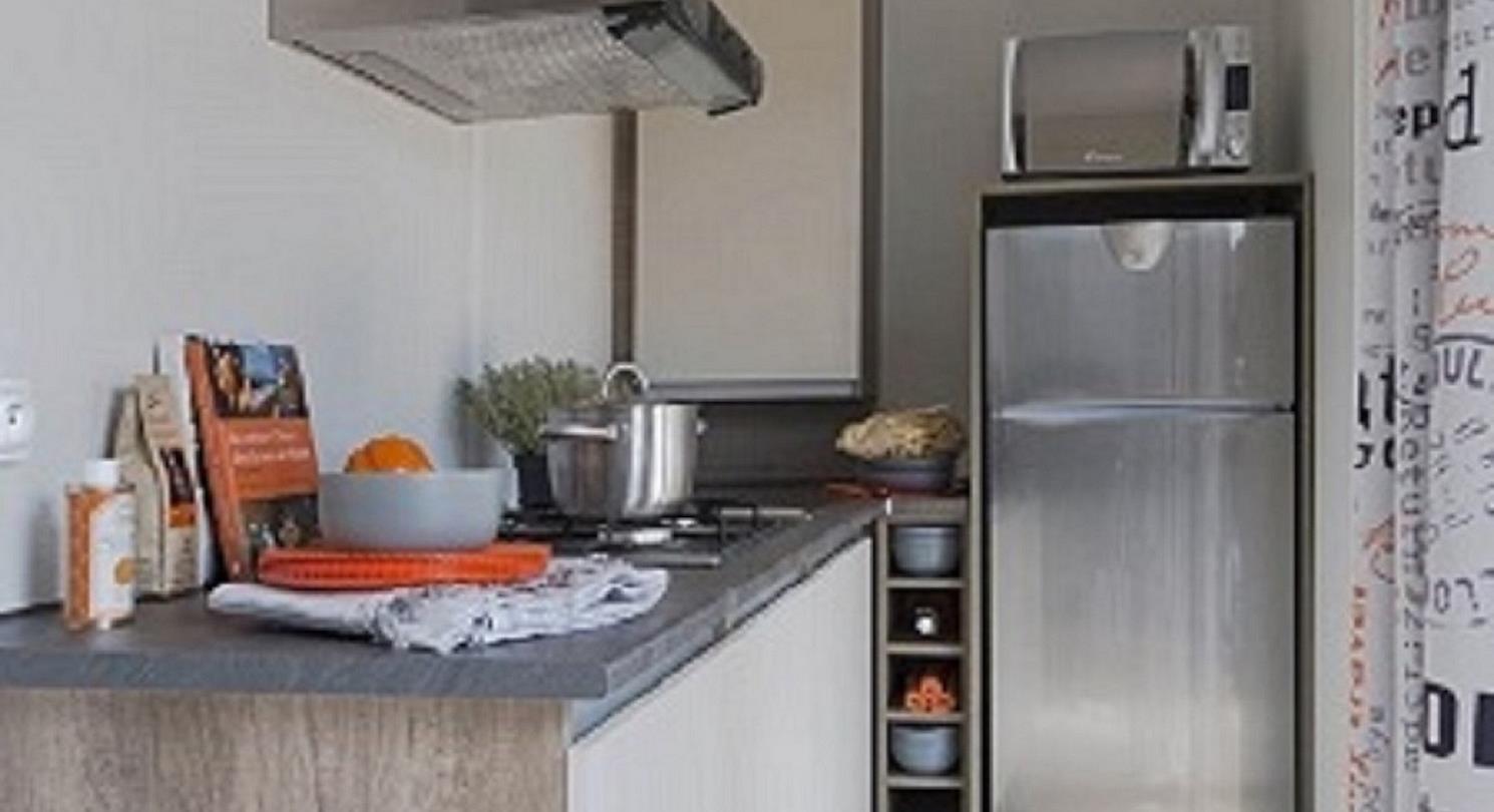 Mobile home with sea view for 6 people in a 4-star naturist campsite south of Bastia