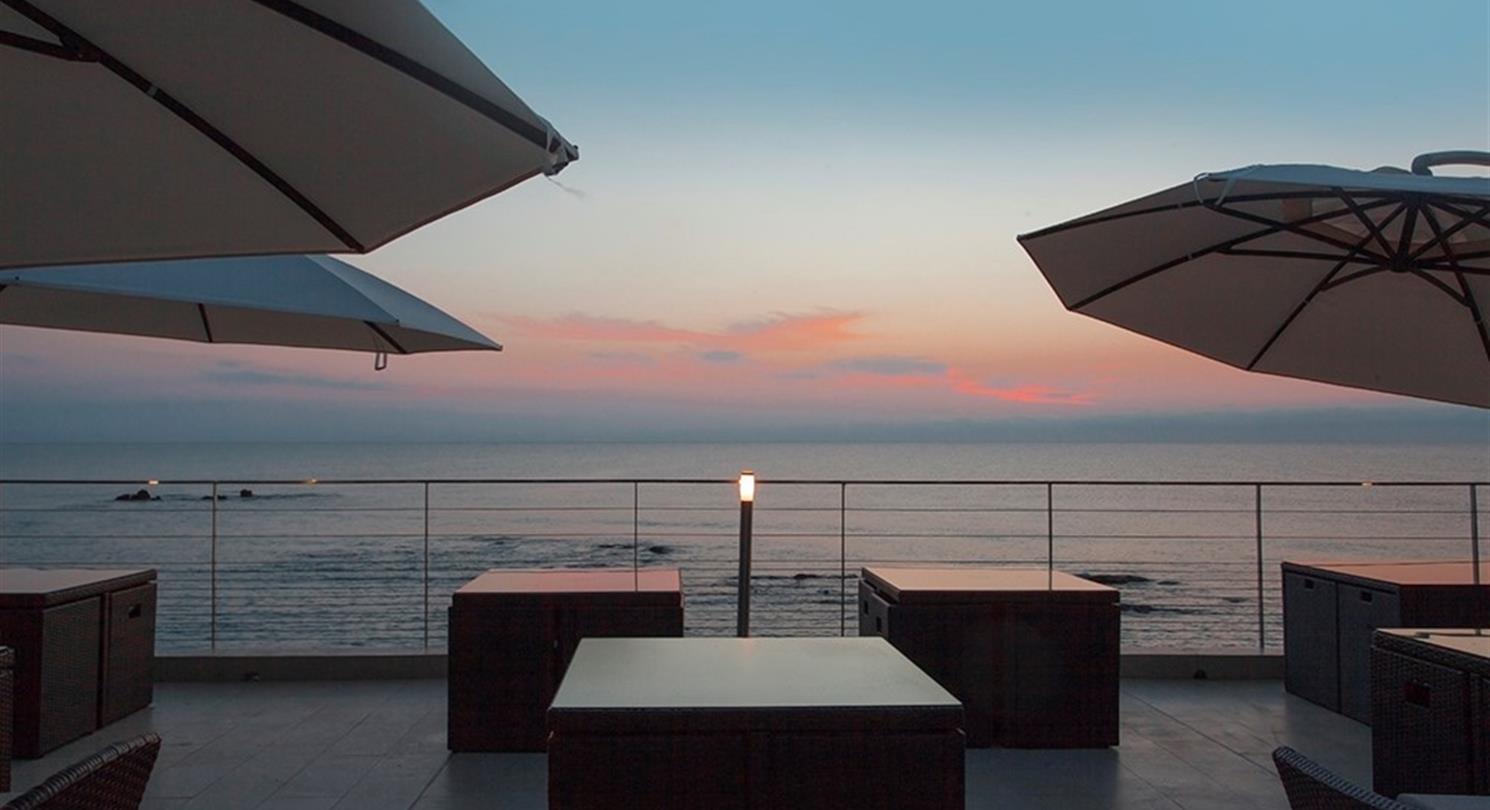 Restaurant with sea view Corsica with panoramic terrasse between Bastia et Porto Vecchio - Domaine de Bagheera