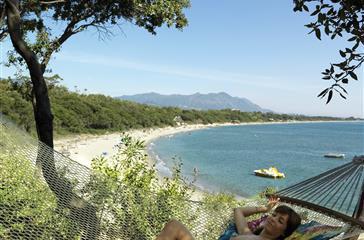 An untouched place, feet in the water, naturist holiday rentals Linguizzetta - Domaine de Bagheera