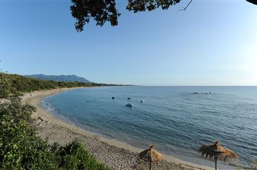 Corsican naturist beach in Linguizzetta - naturist campsite  Corsica 