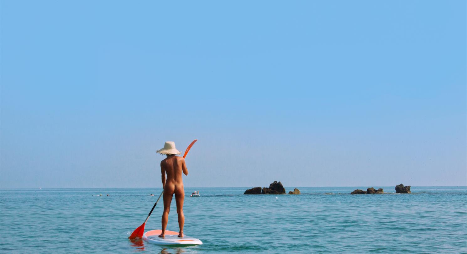 Paddle rental in Bagheera,  naturist campsite Corsica