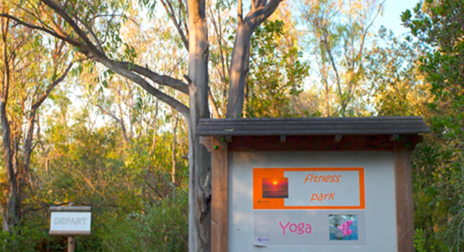 Health trail in Bagheera, naturist campsite in Corsica by the sea