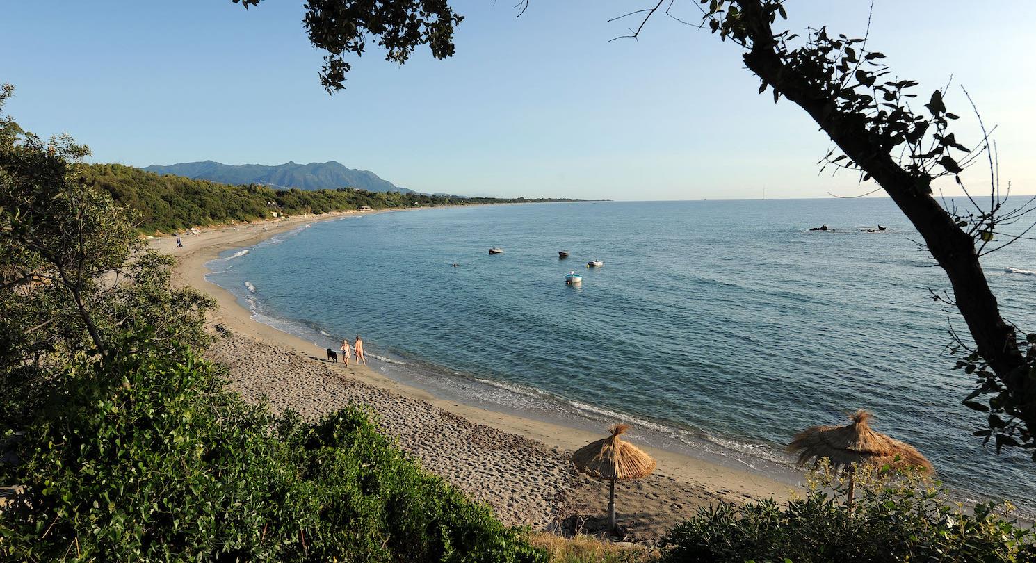Naturist beach near the Bagheera forest - naturist campsite by the sea