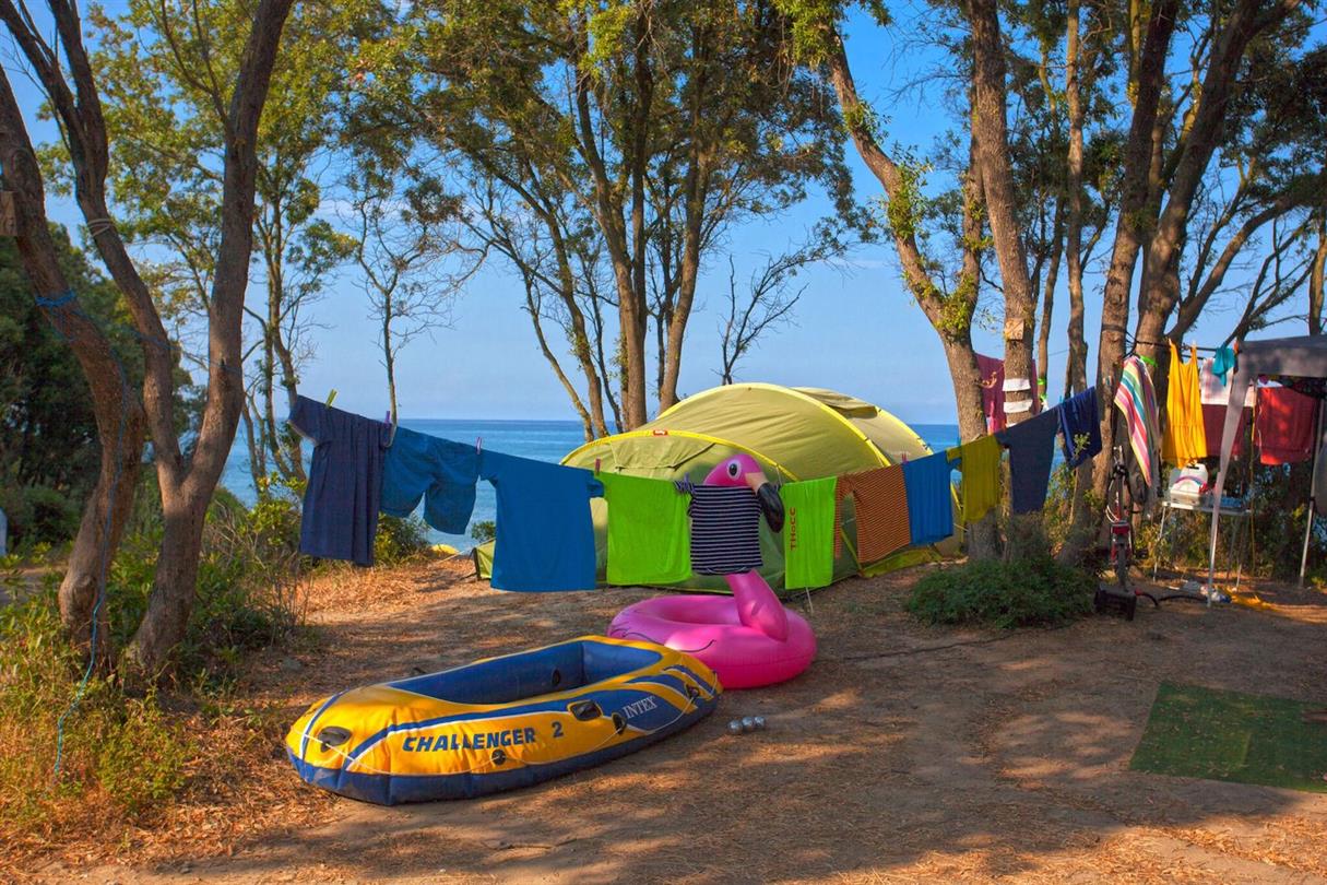 Corsica naturist campsite - seaside campsites