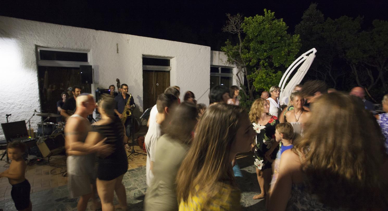 Evening at the domain of Bagheera - Corsican naturist holiday village