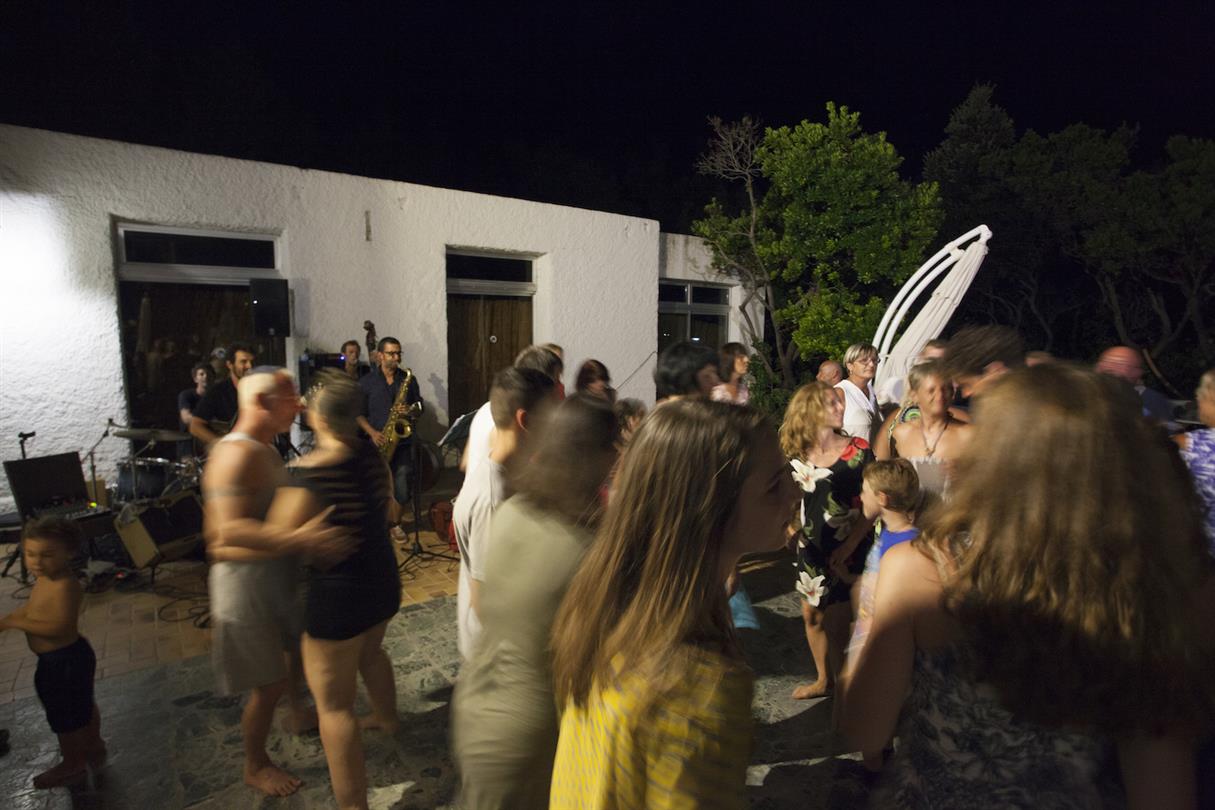 Evening at the domain of Bagheera - Corsican naturist holiday village