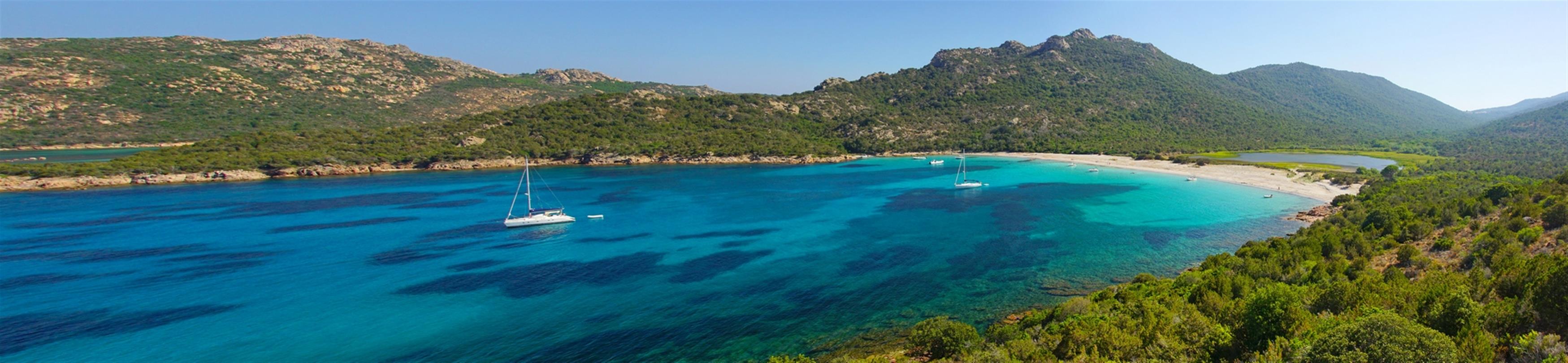 Porto Novo beach in Southern Corsica - Naturism in Corsica