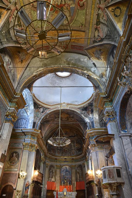 Baroque Church of Saint Erasme Cervioni in Corsica - Domaine de Bagheera, naturist holiday village