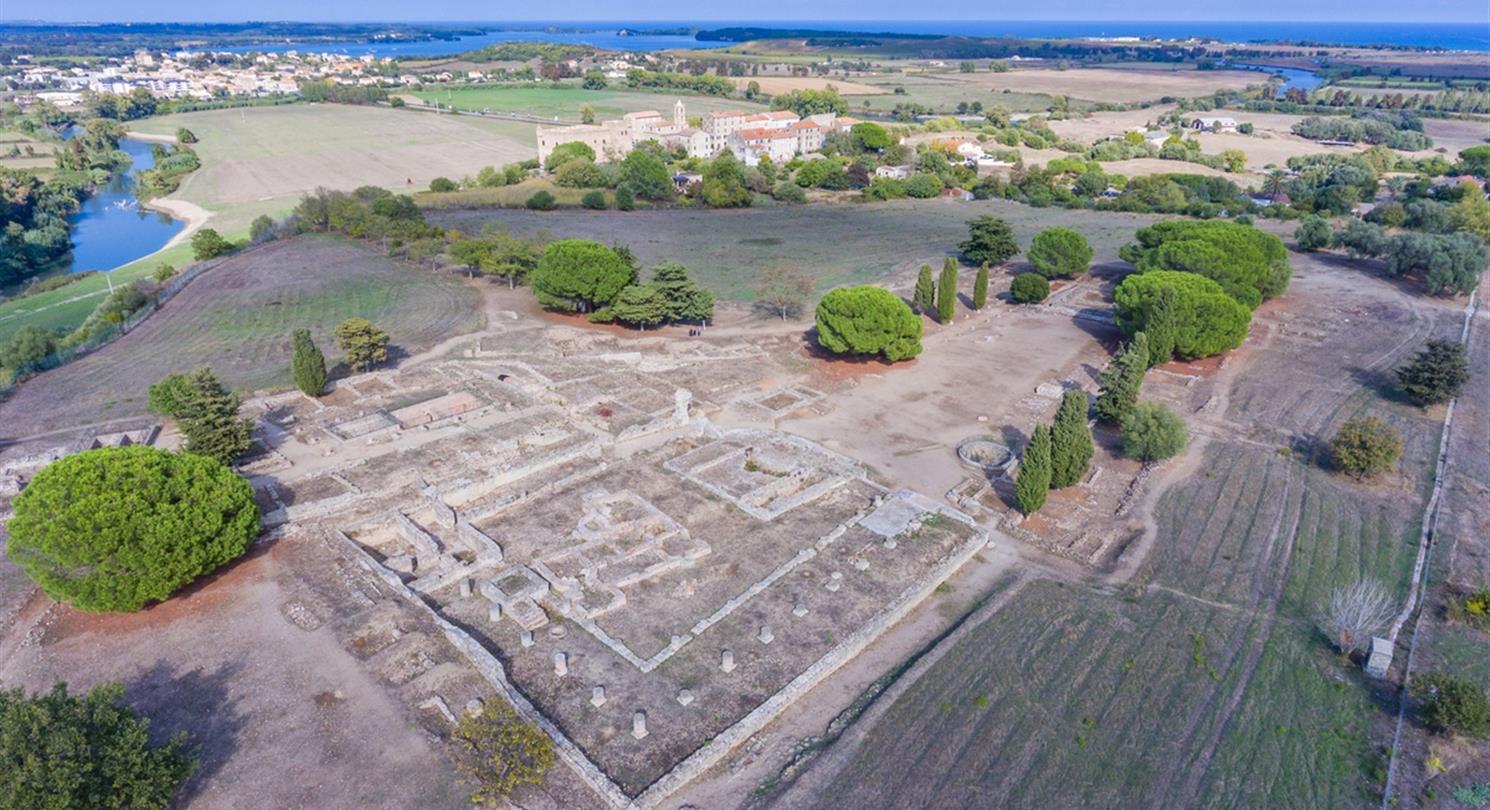 Aleria archaeological site - Domaine de Bagheera, naturist holidays Corsica