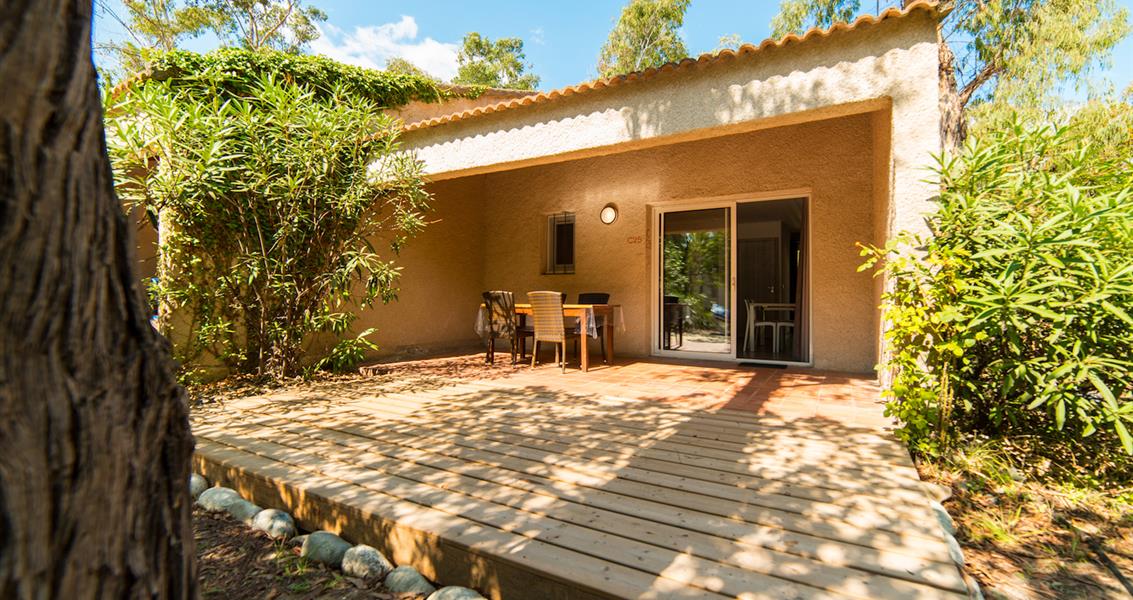 Villa Type C - Naturist accommodation for 4 people camping at the edge of the Mediterranean