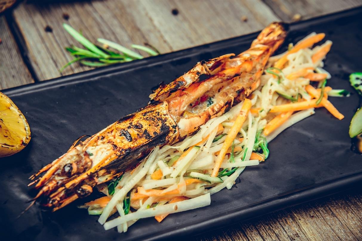 Langoustines, crustaceans and seafood Corsica - Bagheera naturist stay in Corsica