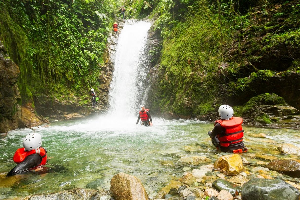 Canyoning - Domaine de Bagheera, naturist campsite in Corsica