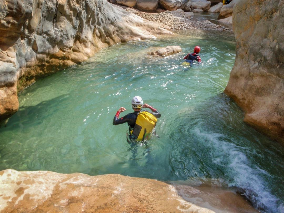 Excursion to Corsican canyons - Corsica naturist campsite