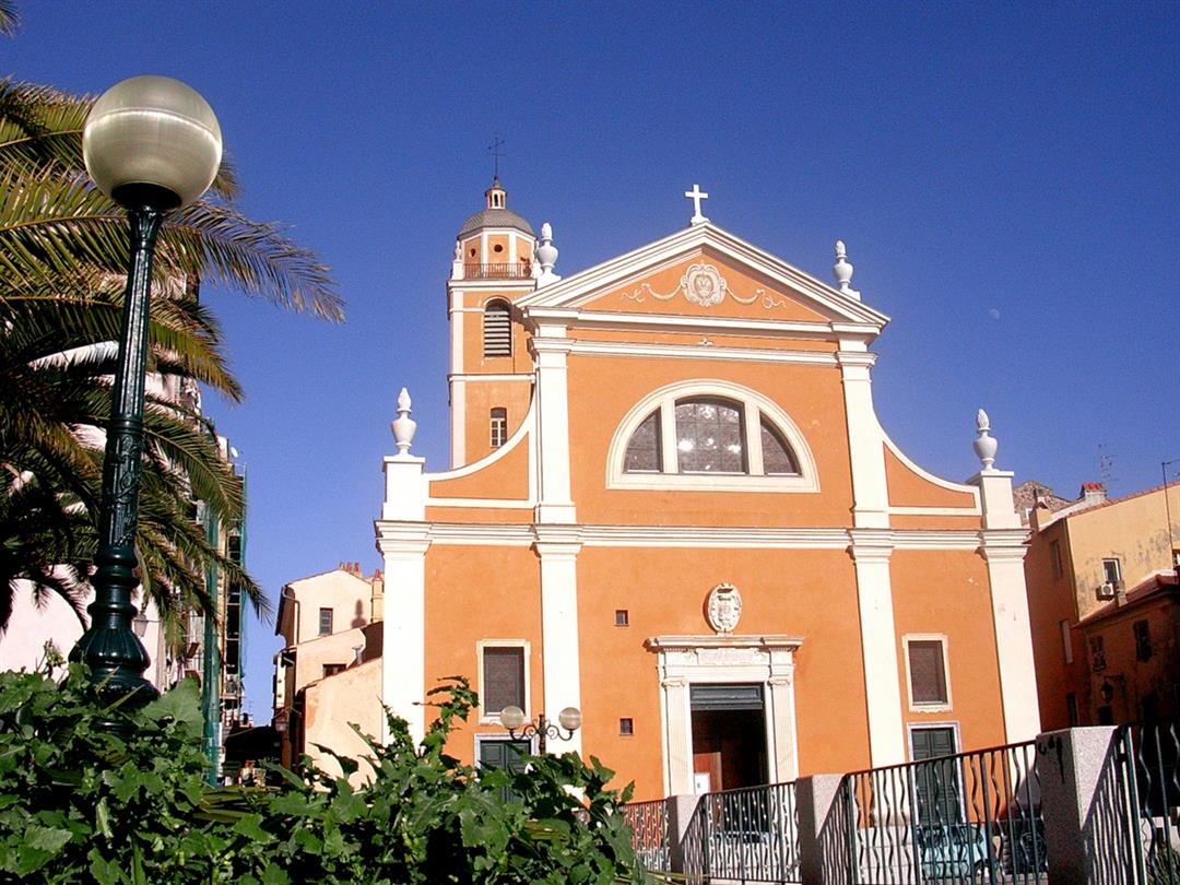 Ajaccio cathedral near Domaine de Bagheera,naturist campsite Corsica Photo credit OT Ajaccio