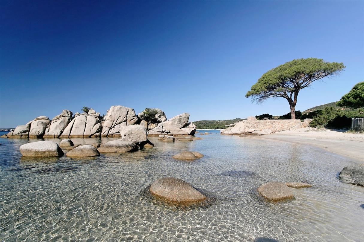 Porto Vecchio beach, near Bagheera, Corsican naturist campsite