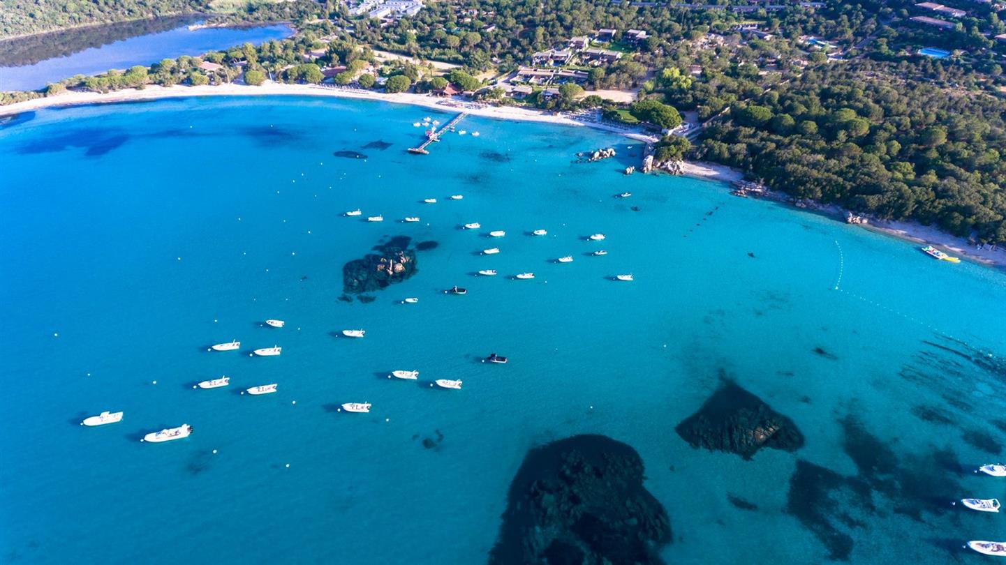 Porto Vecchio seen from the sky - Domaine de Bagheera