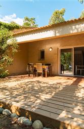 Terrace type C  - spring - Bagheera naturist holiday Corsica