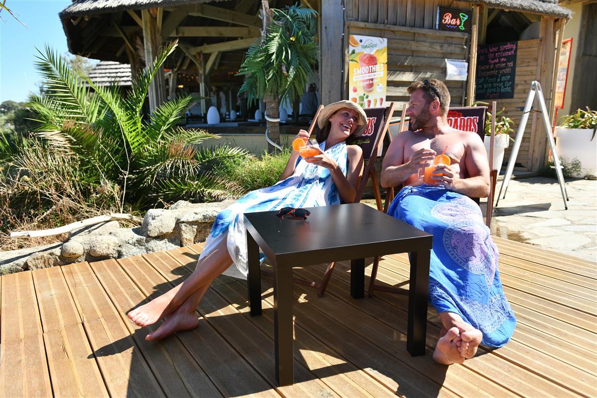 Paillote - Naturist campsite in Corsica by the sea
