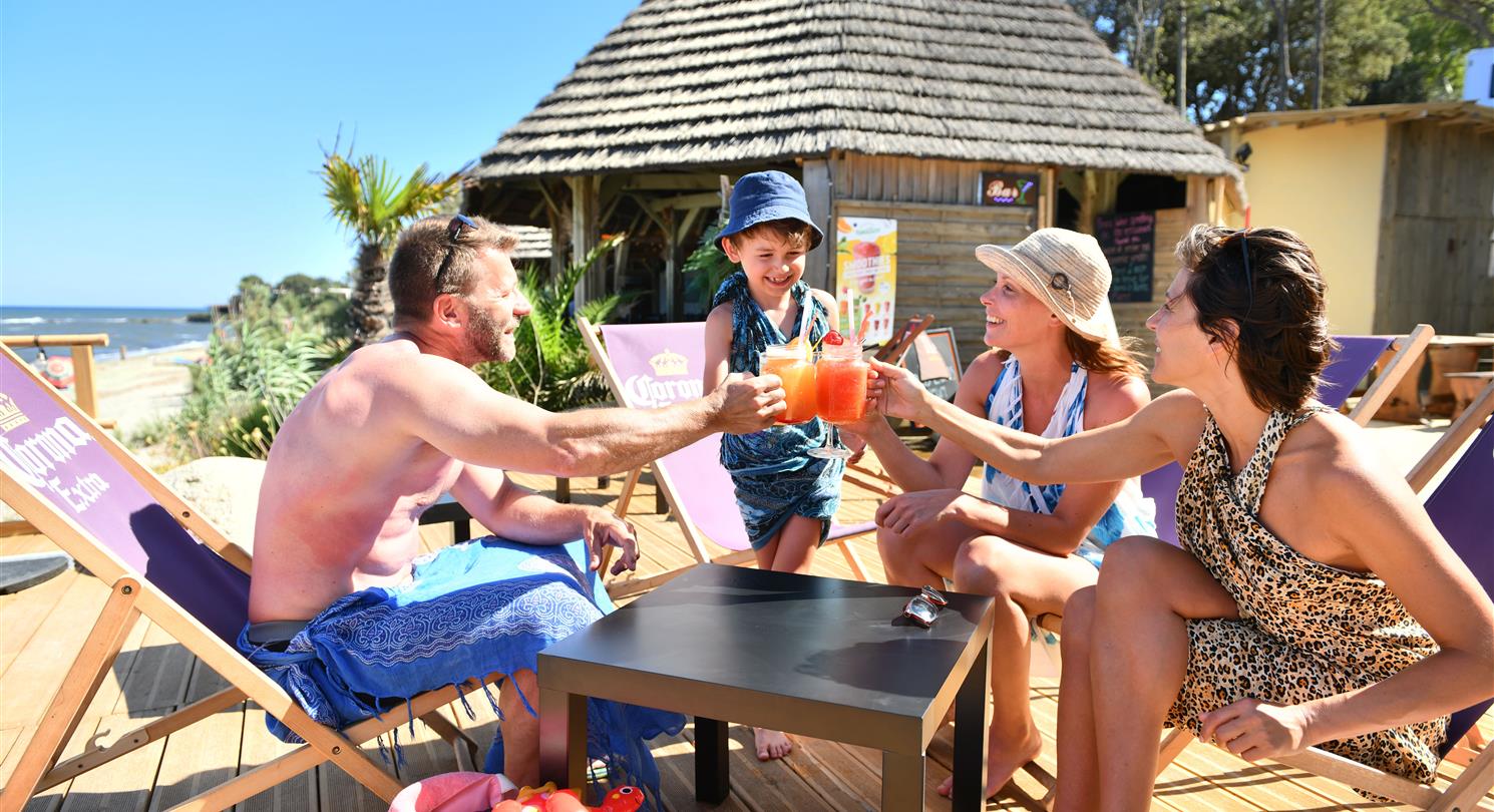 Corsican naturist campsite by the sea - 4-star campsite Corsica