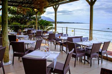 Corsican restaurant with panoramic  sea view - Domaine de Bagheera