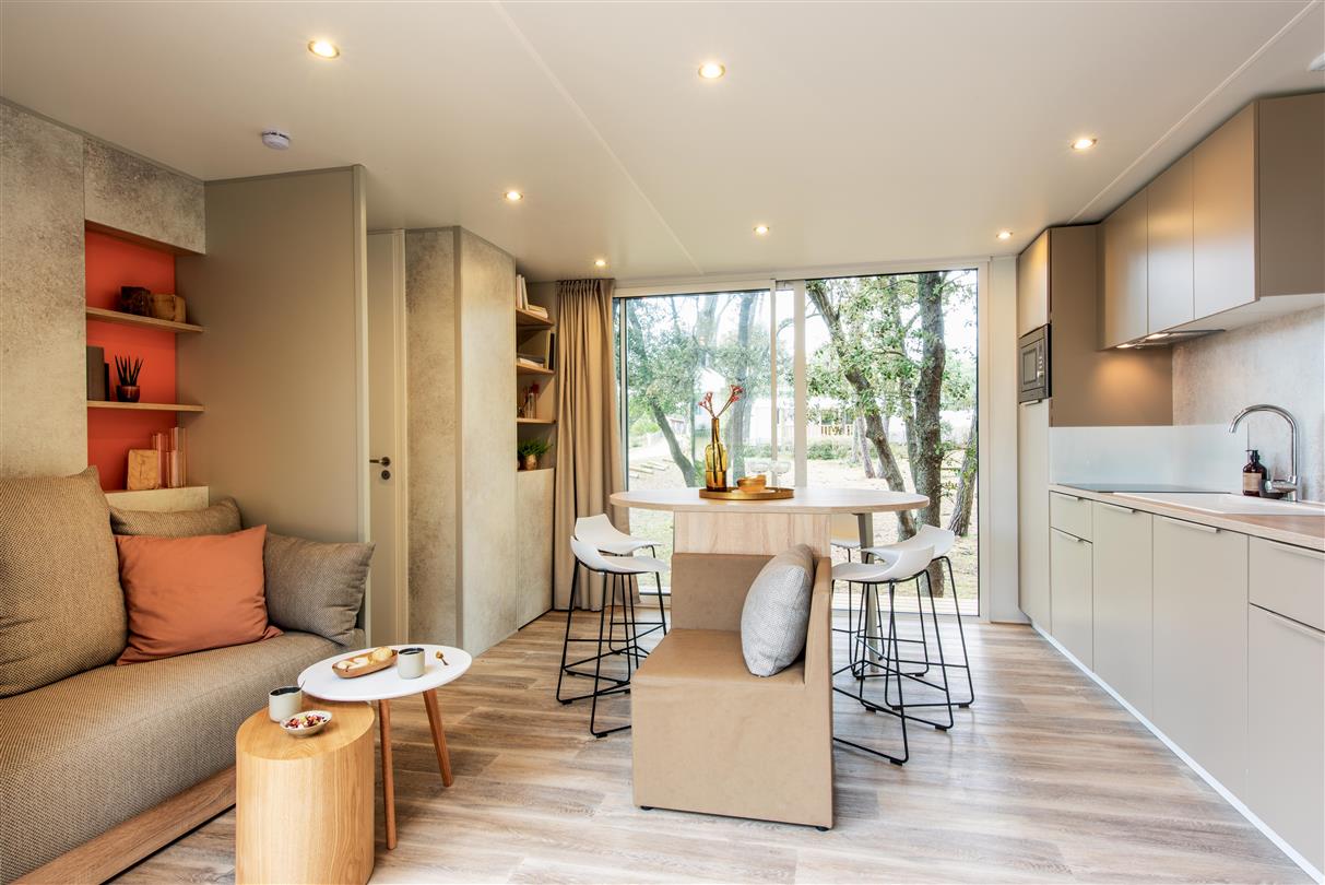MOBIL HOME K-WEST Luce & Mare Bagheera naturist Resort corsica