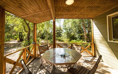 Chalet rental in a naturist area in wild and natural Corsica