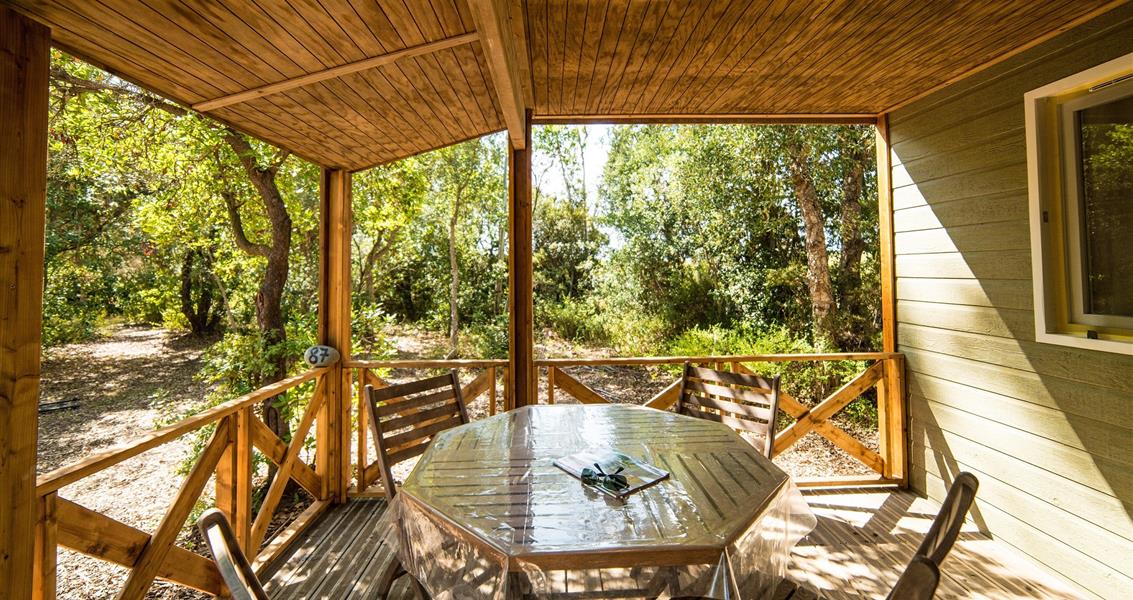 Chalet rental in a naturist area in wild and natural Corsica