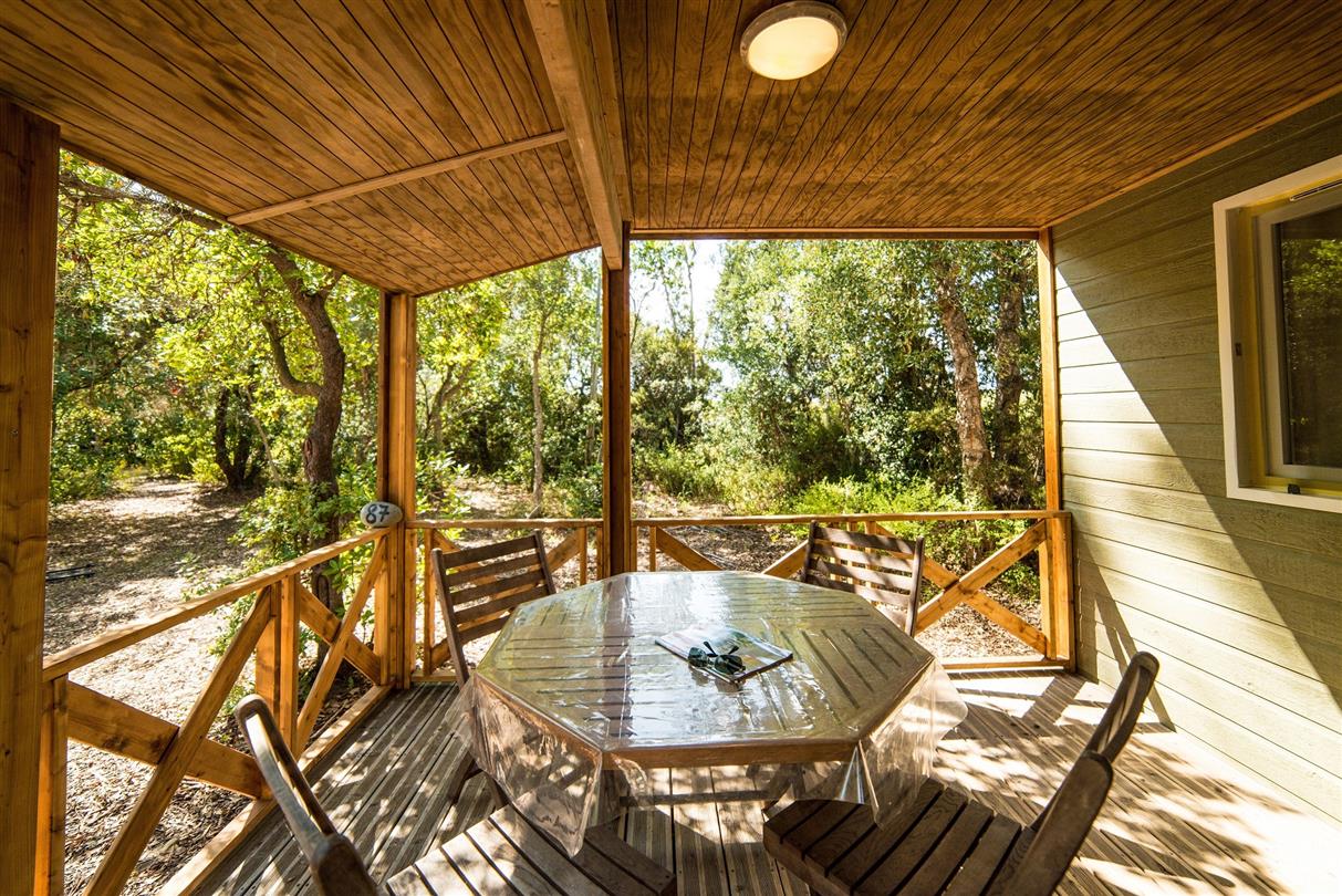 Chalet rental in a naturist area in wild and natural Corsica